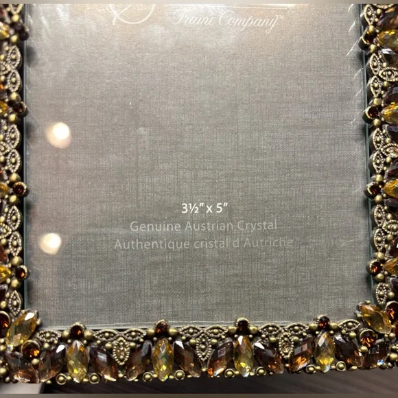 Austrian Crystal Picture Frame - Picture 3 of 4